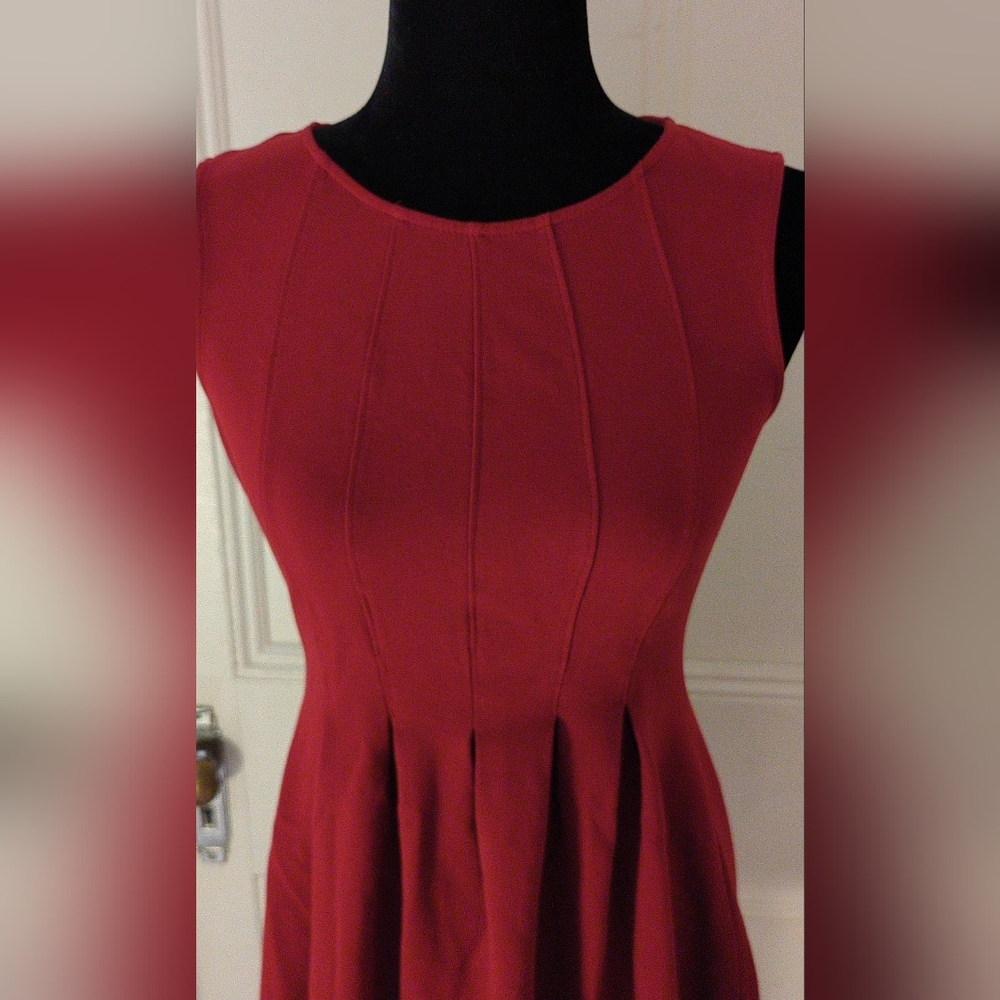 Monteau Elegant Red Mini Dress